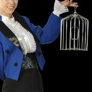 Appearing Bird Cage - 12 inch Steel, Small