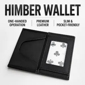 Himber Wallet (One-Hand) Magic Tricks Gimmicks Props