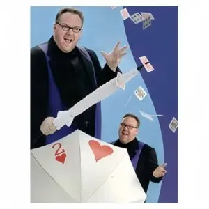 Got It Covered Umbrella Card Sword Trick Magic Tricks Gimmicks Props(Download + Gimmick)
